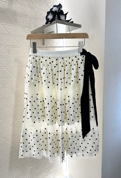 Mi*mi*♥2025 new product Bow skirt