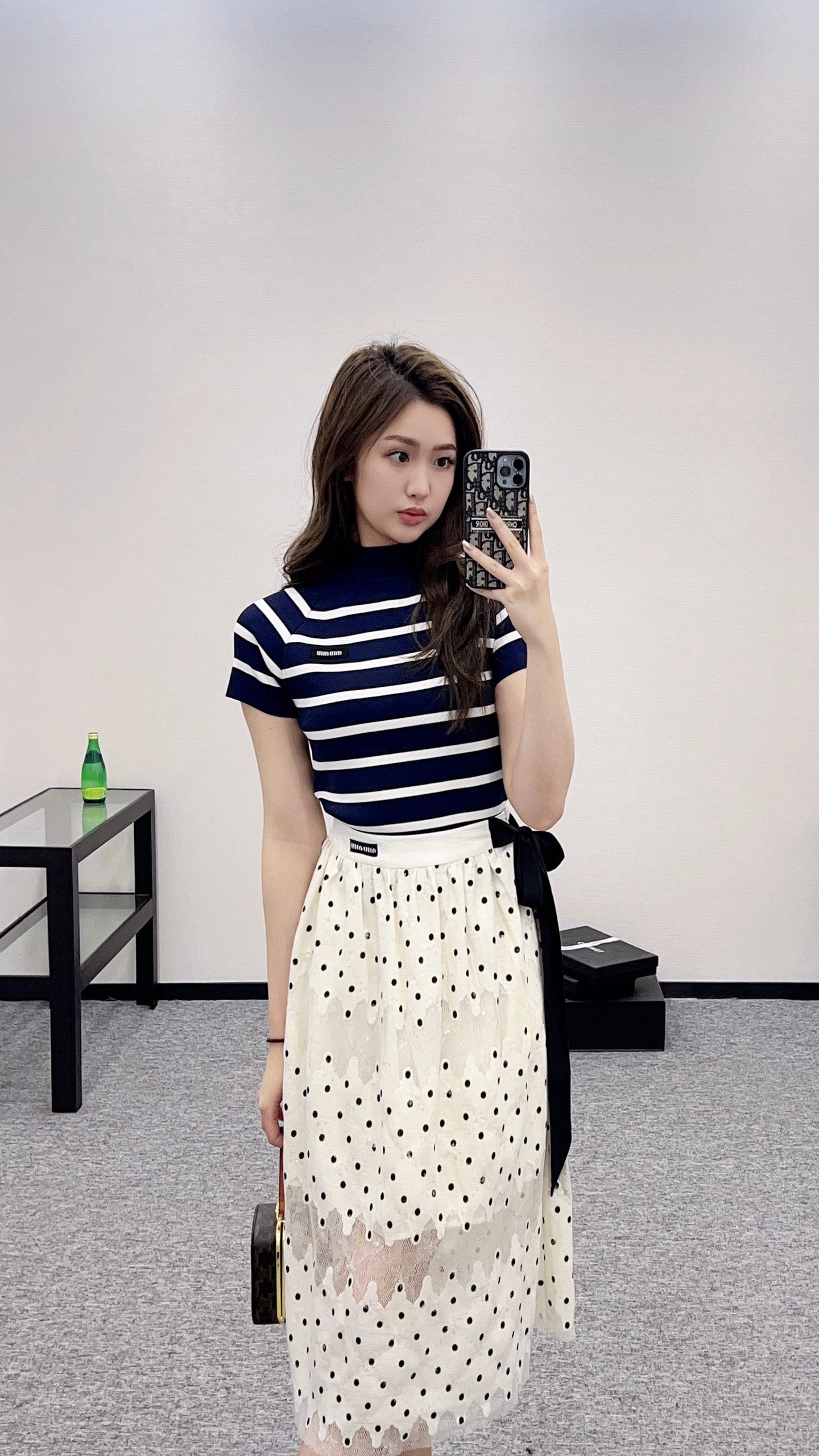 Mi*mi*♥2025 new product Bow skirt
