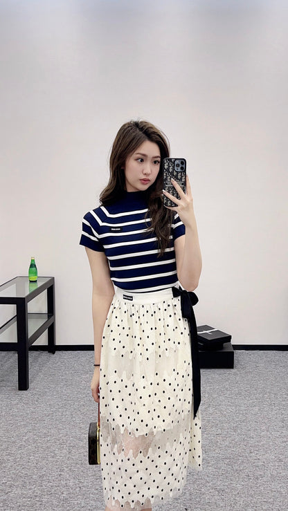 Mi*mi*♥2025 new product Bow skirt