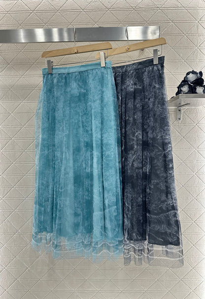 D*♥2025 new product High waist tulle skirt