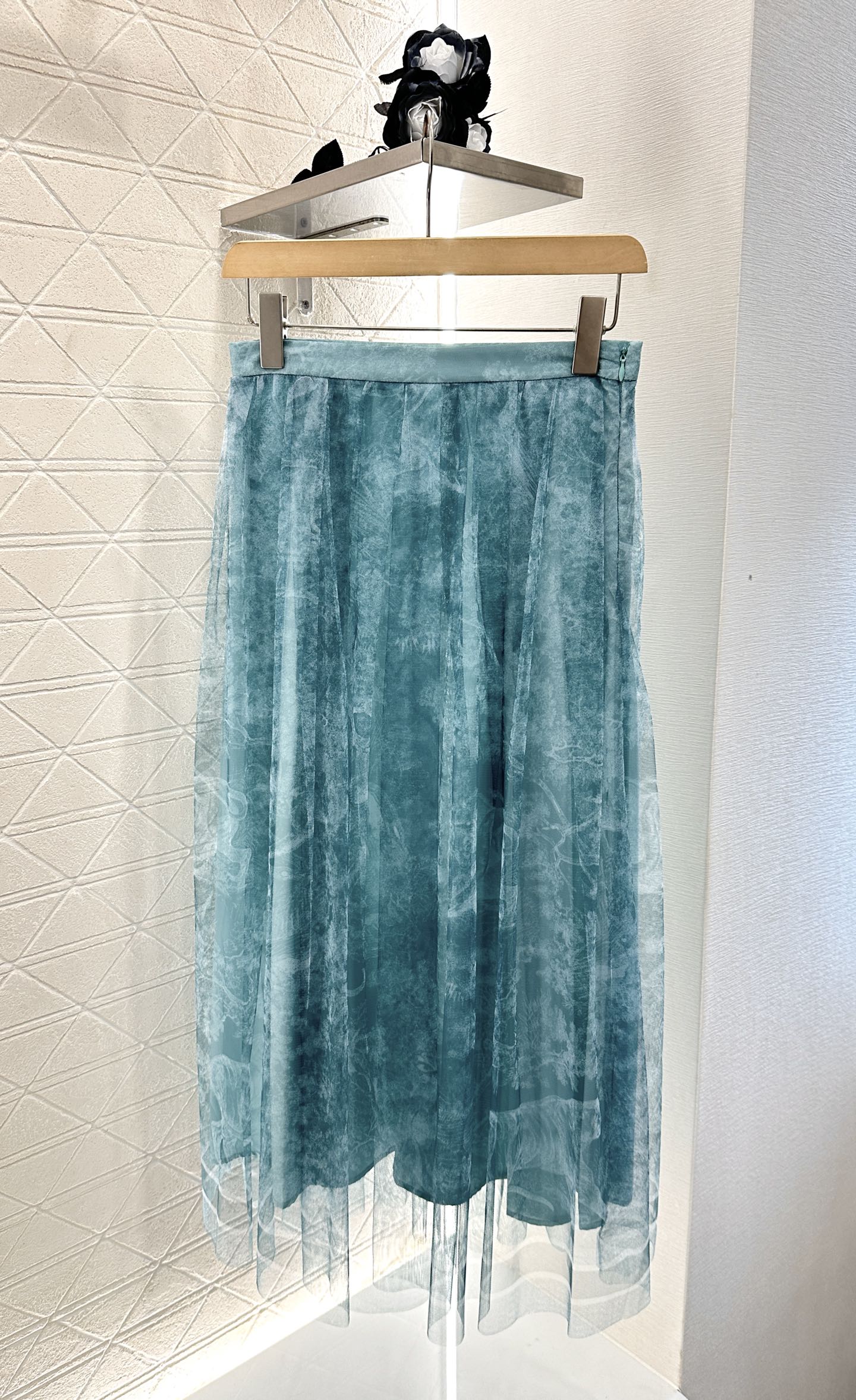 D*♥2025 new product High waist tulle skirt