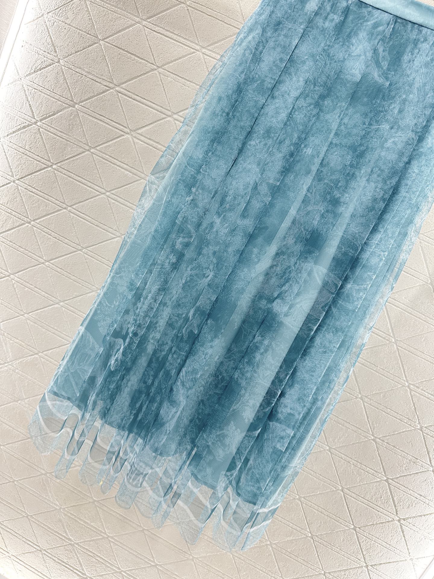 D*♥2025 new product High waist tulle skirt