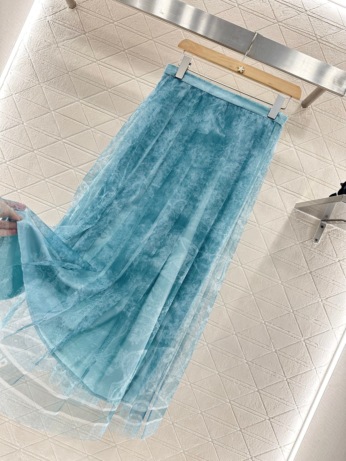 D*♥2025 new product High waist tulle skirt