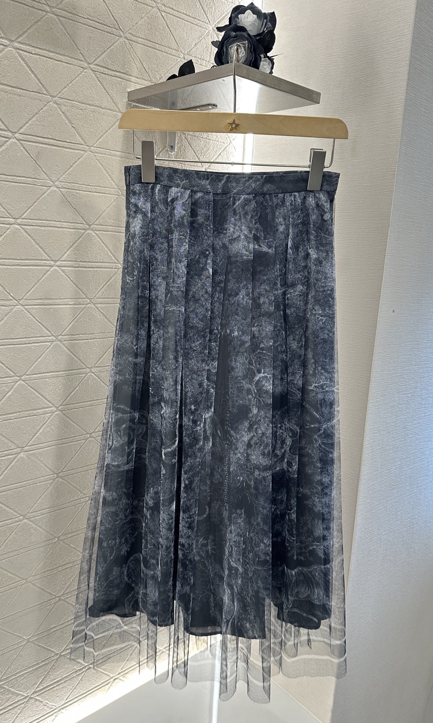 D*♥2025 new product High waist tulle skirt