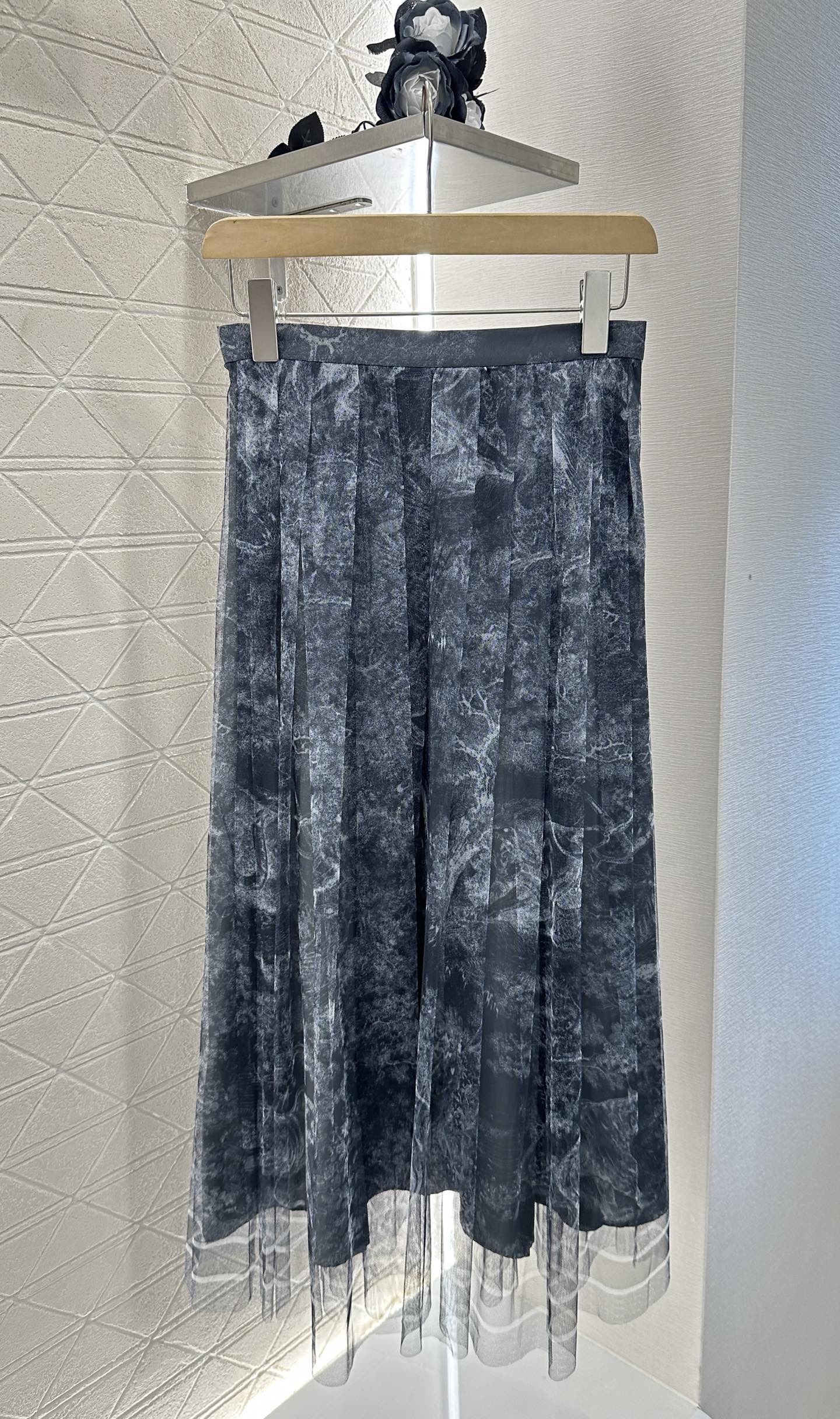 D*♥2025 new product High waist tulle skirt