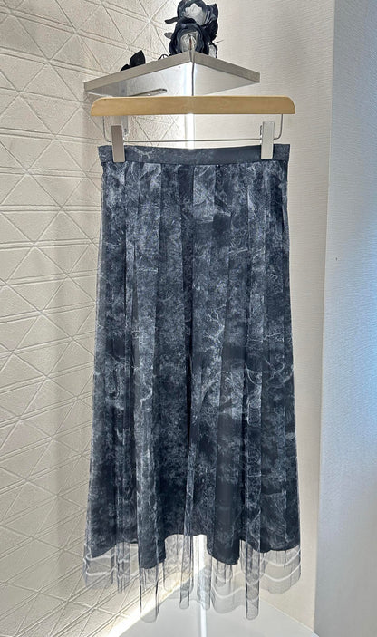 D*♥2025 new product High waist tulle skirt