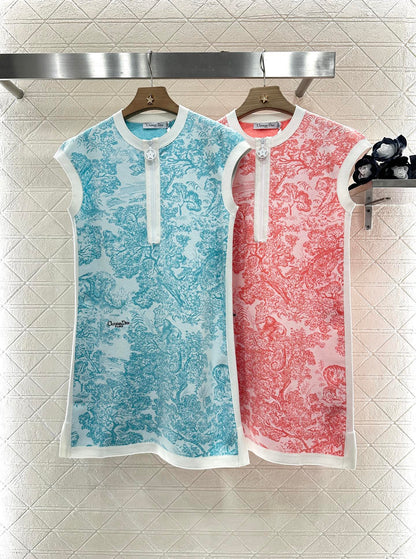 D*♥2024 new products Knitted vest dress
