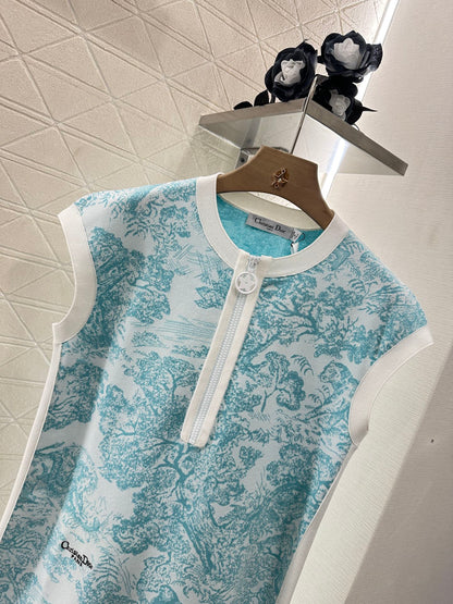 D*♥2024 new products Knitted vest dress