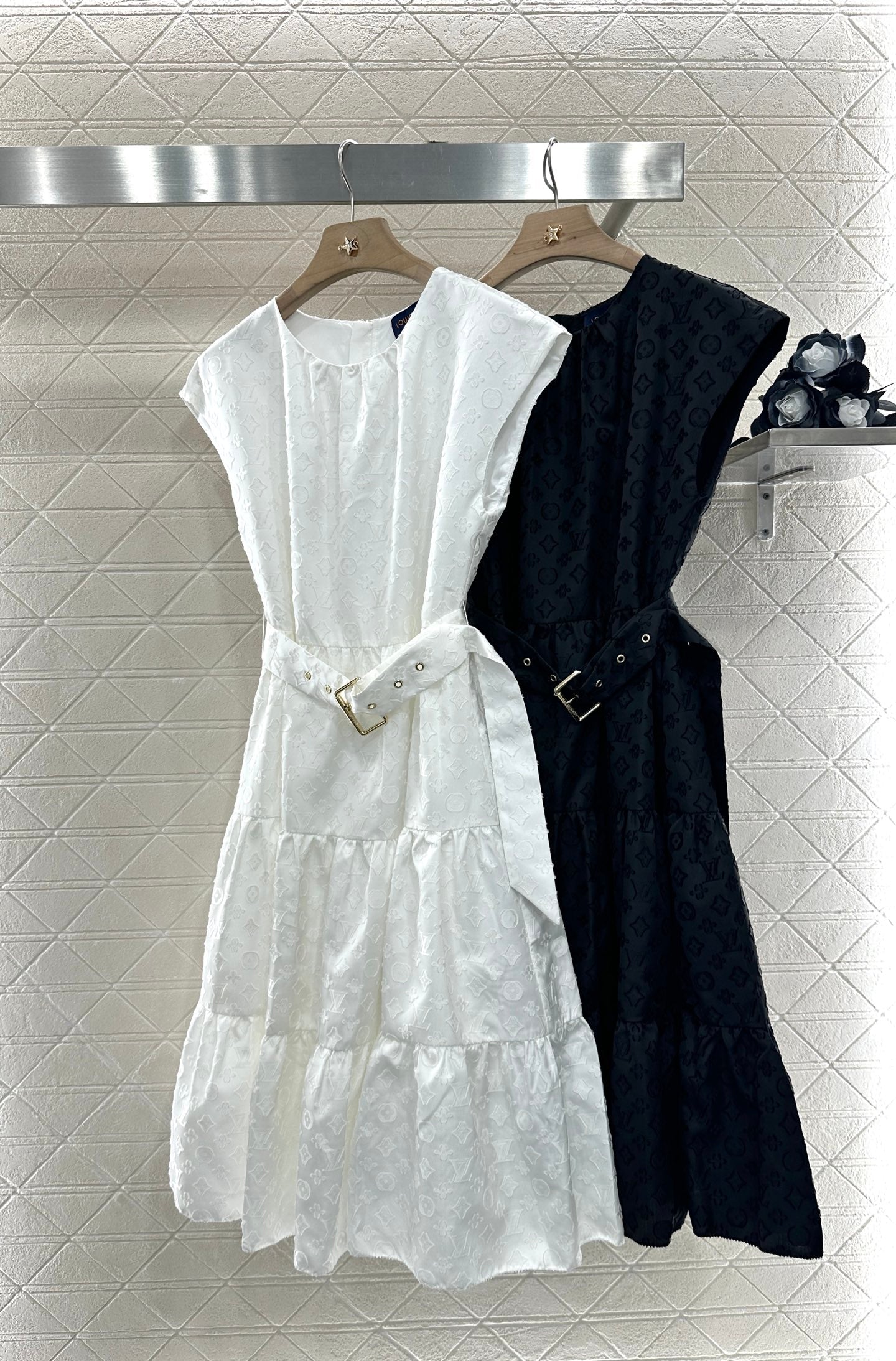 Louis *♥2025 new arrival Belt sleeveless dress
