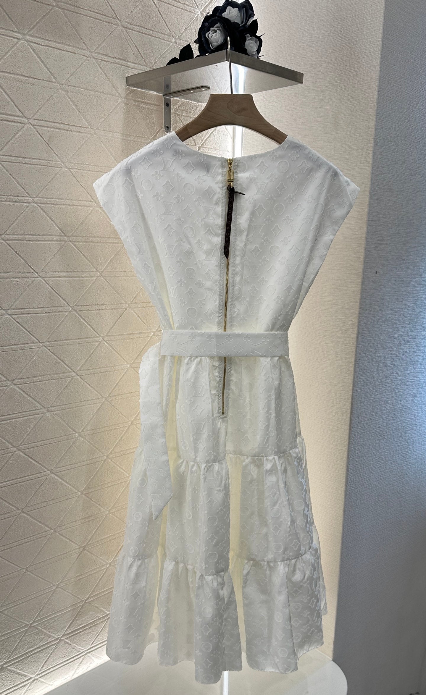 Louis *♥2025 new arrival Belt sleeveless dress
