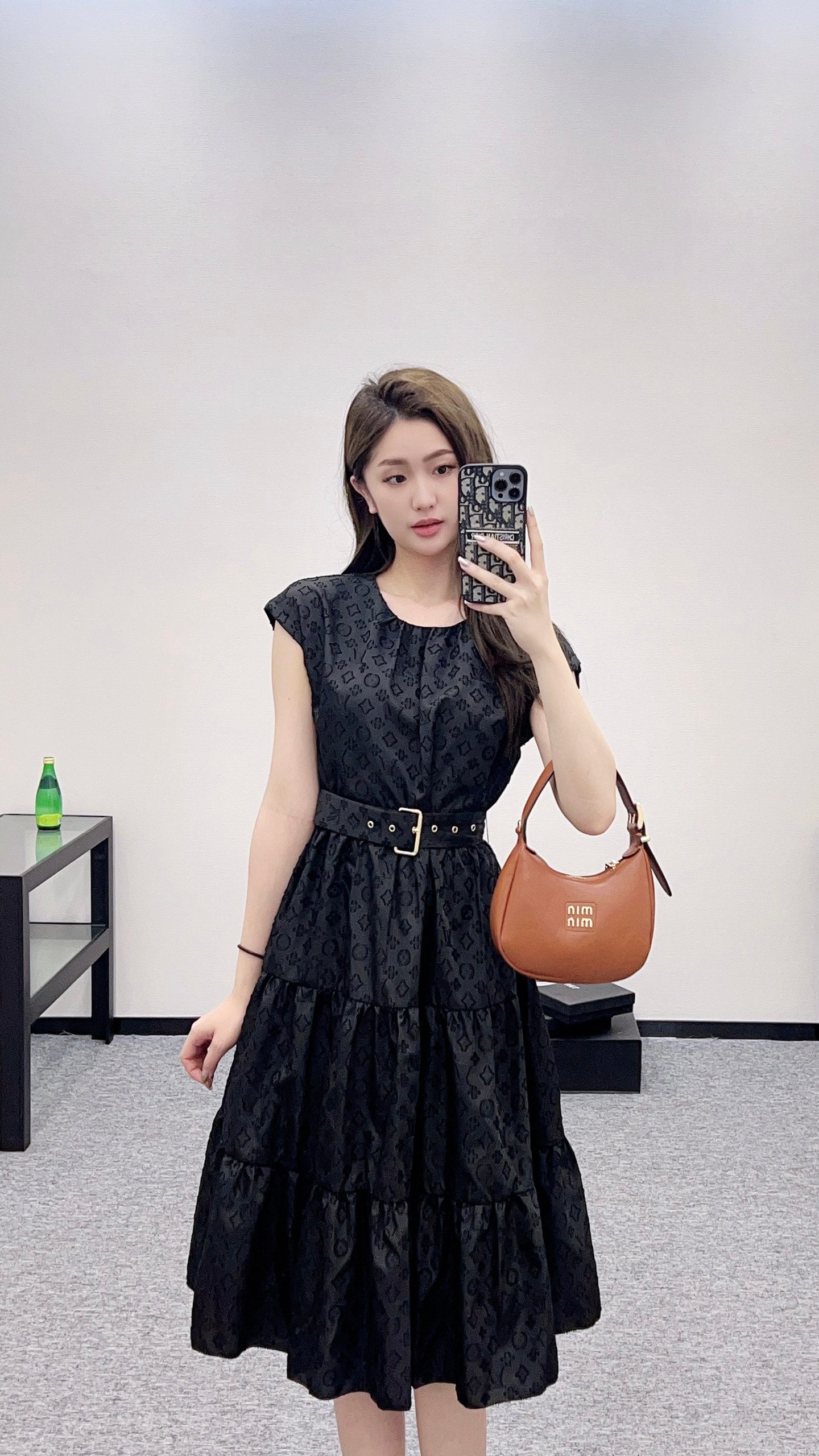 Louis *♥2025 new arrival Belt sleeveless dress