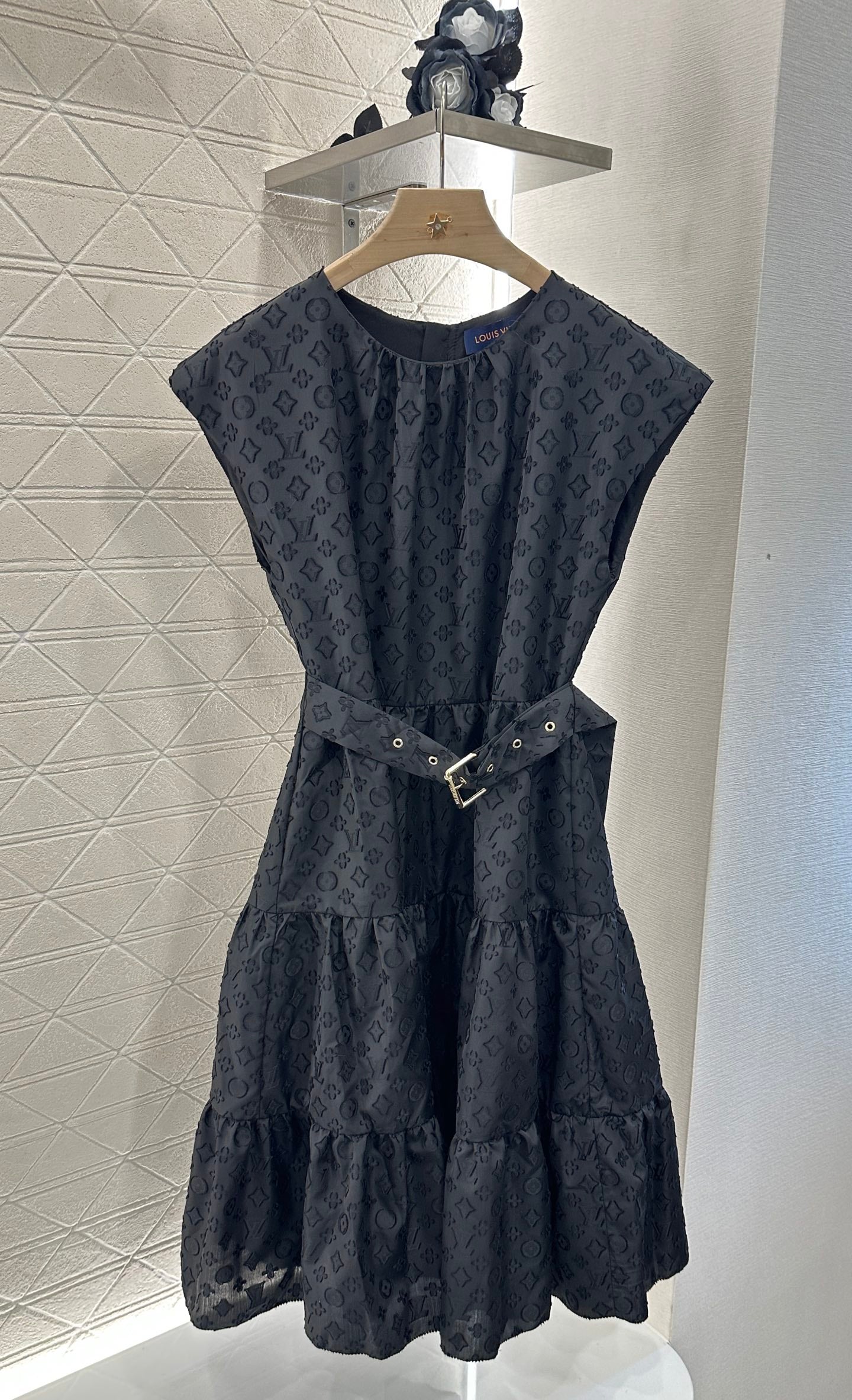 Louis *♥2025 new arrival Belt sleeveless dress
