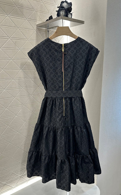 Louis *♥2025 new arrival Belt sleeveless dress
