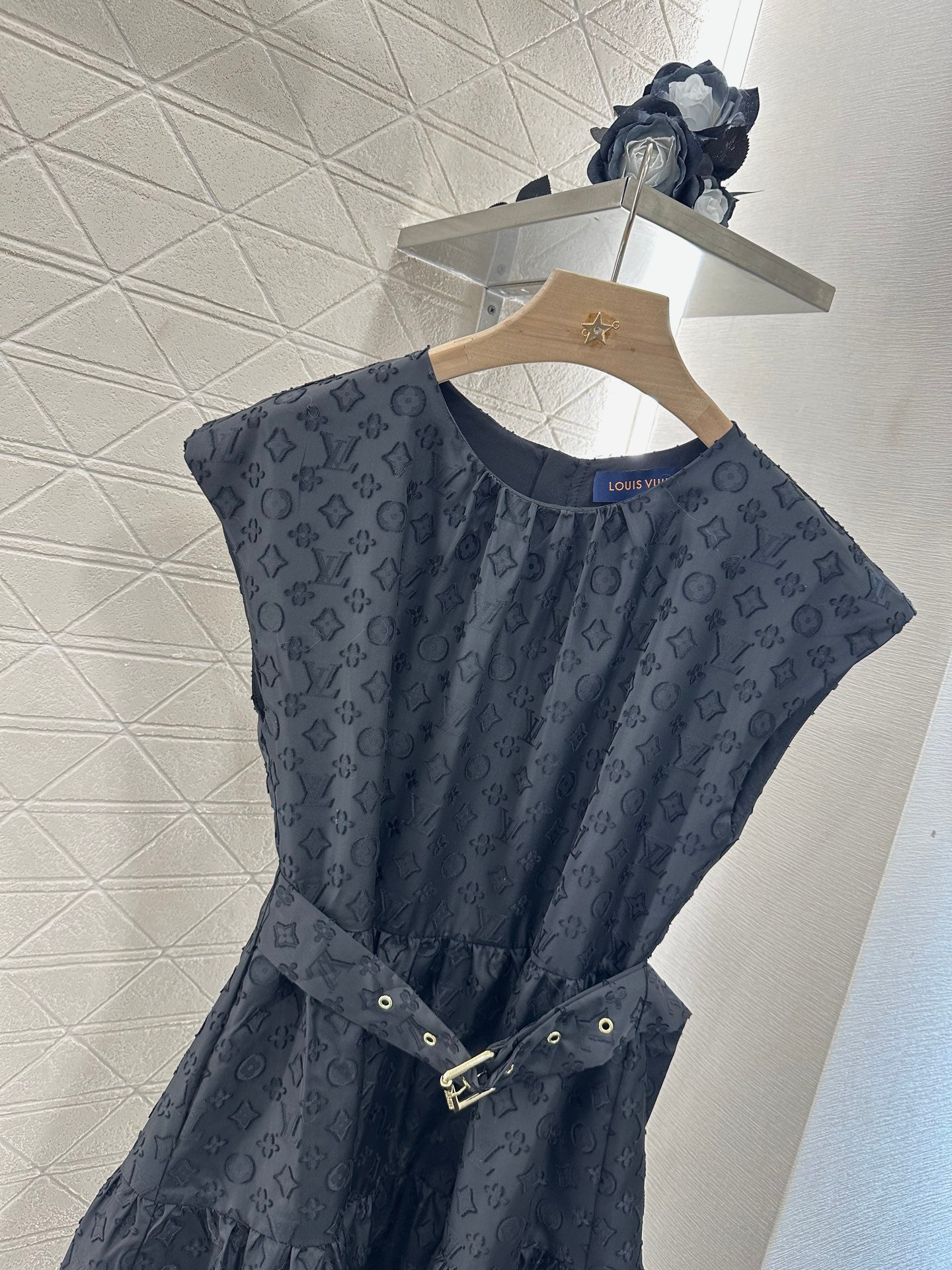 Louis *♥2025 new arrival Belt sleeveless dress