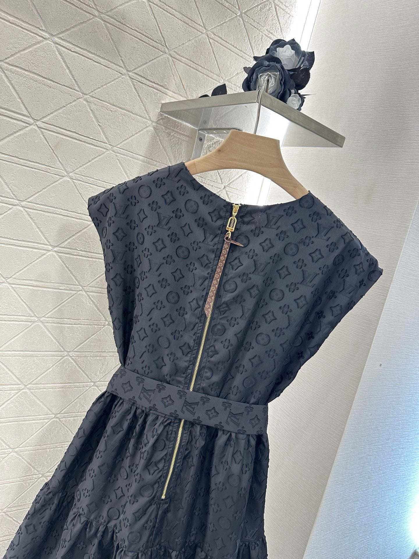 Louis *♥2025 new arrival Belt sleeveless dress