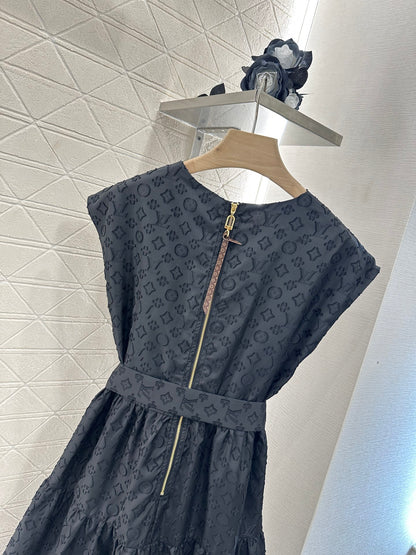 Louis *♥2025 new arrival Belt sleeveless dress