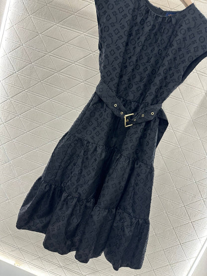 Louis *♥2025 new arrival Belt sleeveless dress