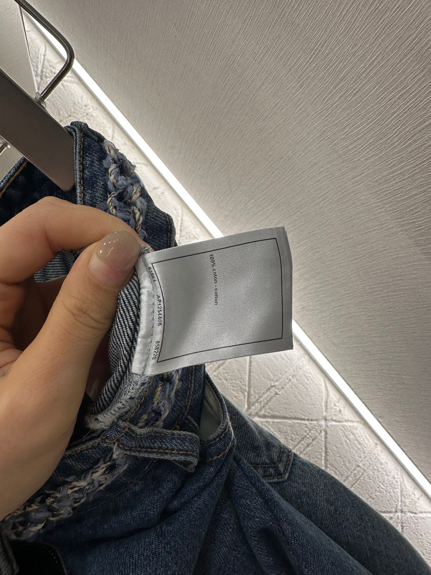C*♥2025 new product Denim cropped pants