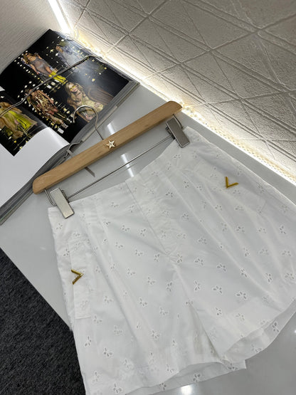 V*♥2025 new products Shirt and shorts set