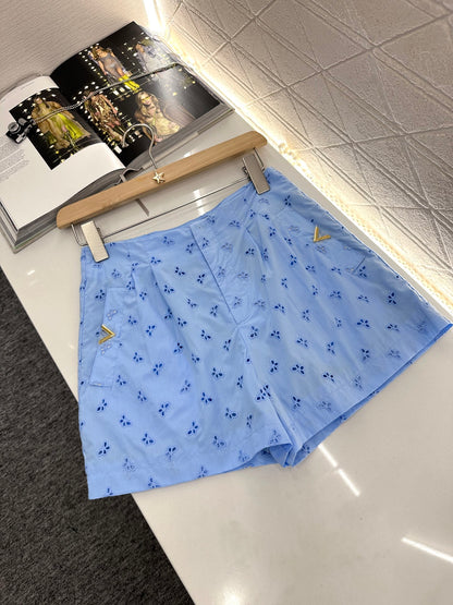 V*♥2025 new products Shirt and shorts set