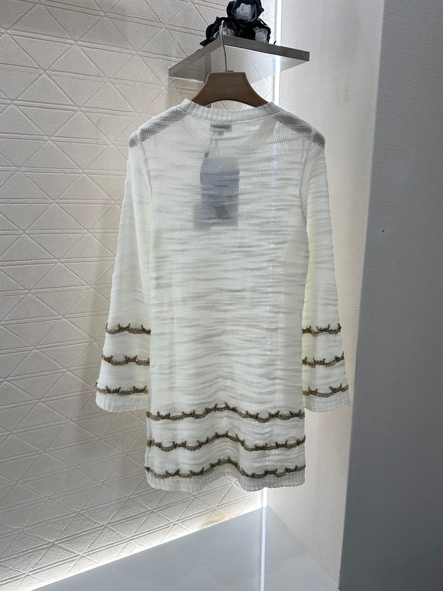 C*♥2025 new product Embroidered knitted dress