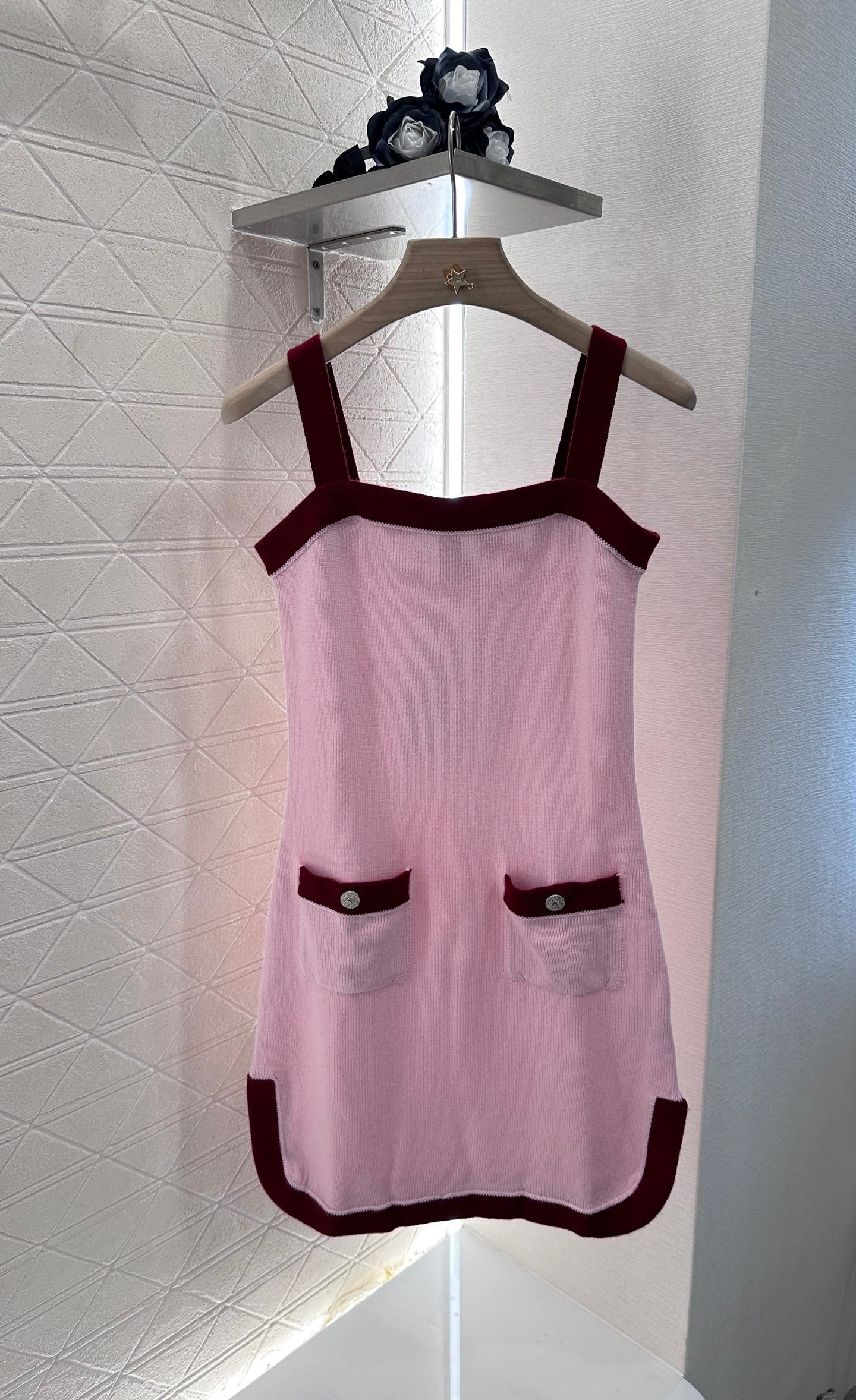 C*♥2025 new product Knitted suspender skirt