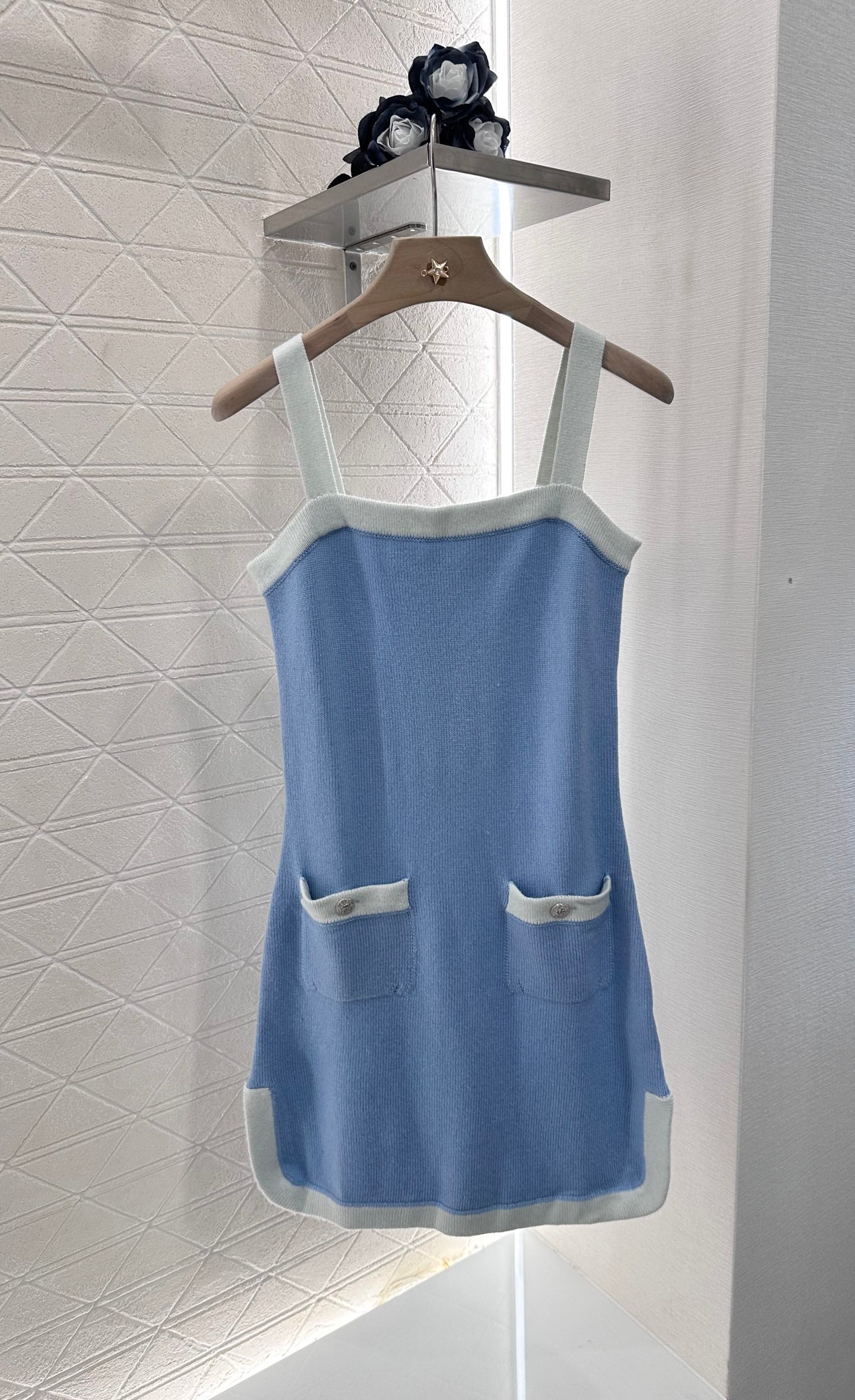 C*♥2025 new product Knitted suspender skirt