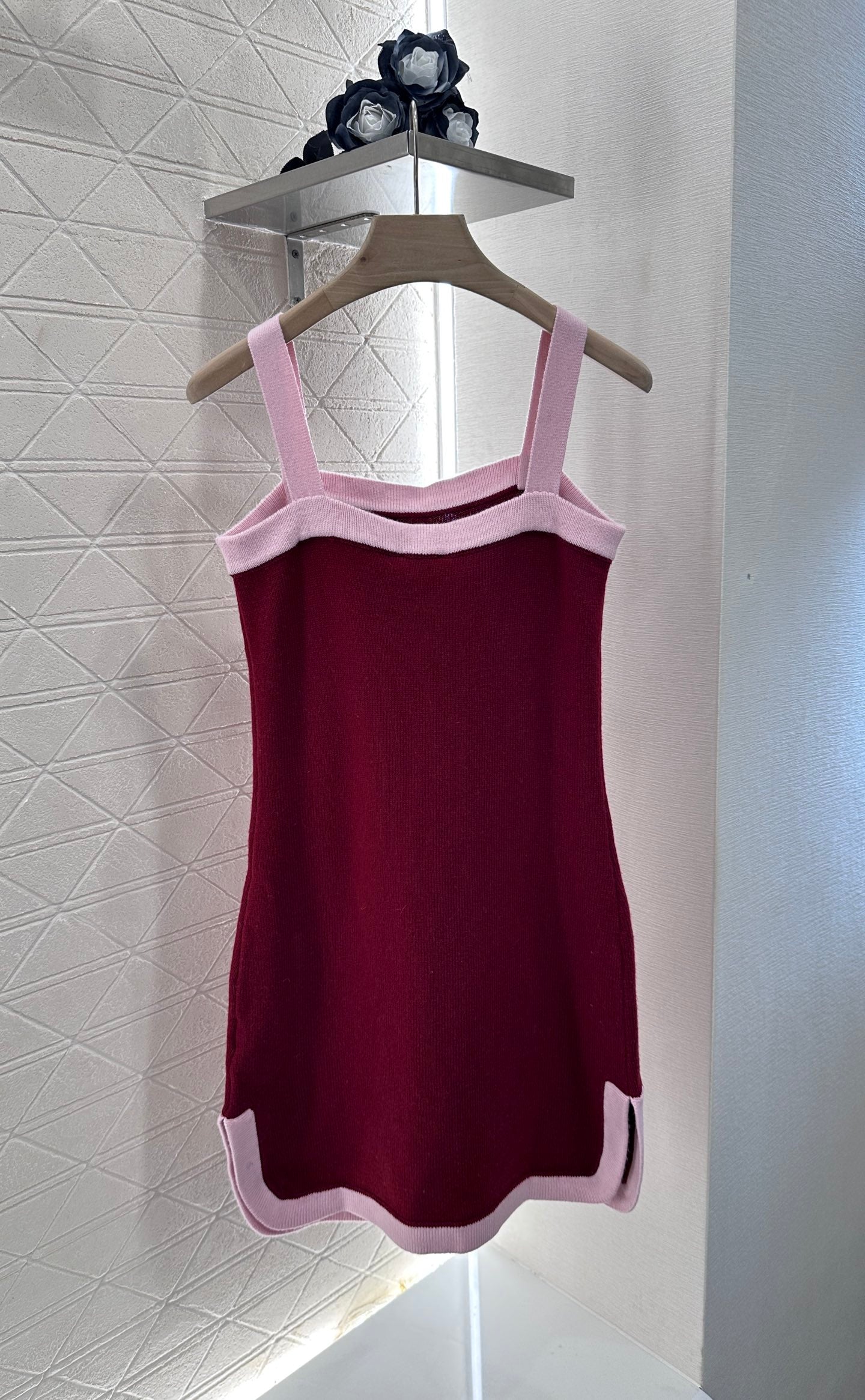 C*♥2025 new product Knitted suspender skirt