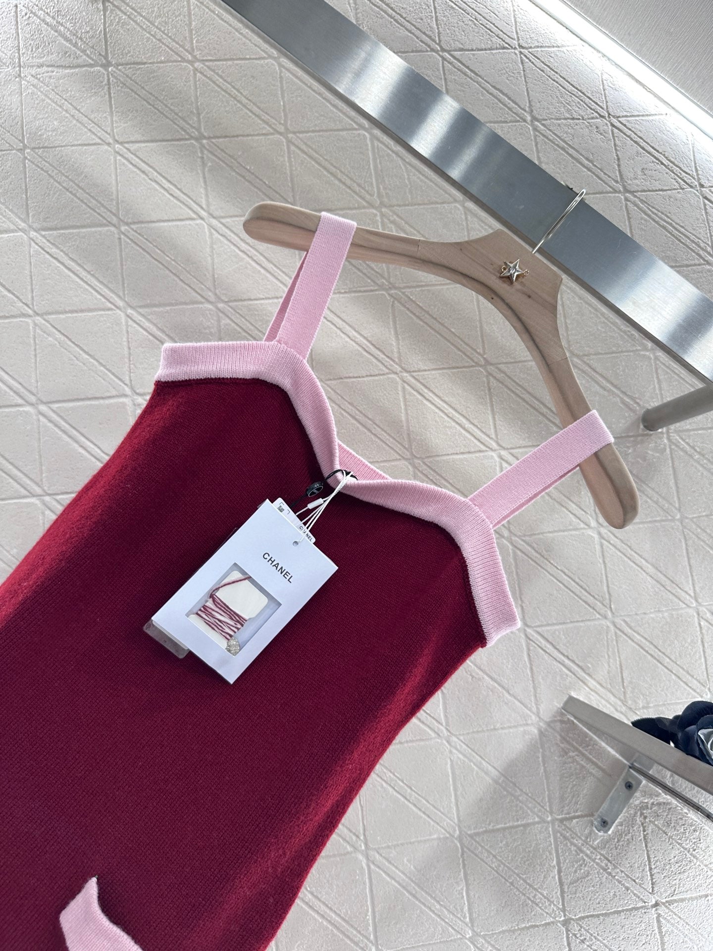 C*♥2025 new product Knitted suspender skirt