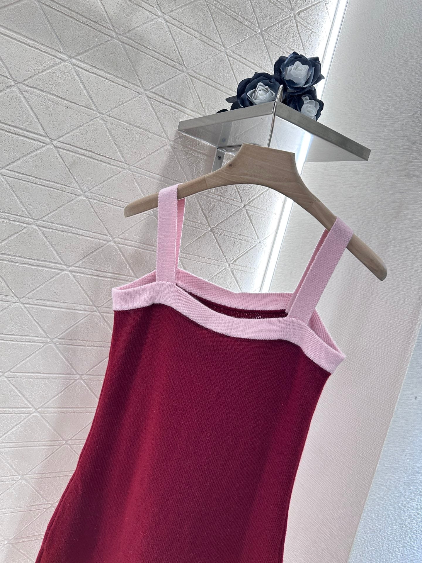 C*♥2025 new product Knitted suspender skirt