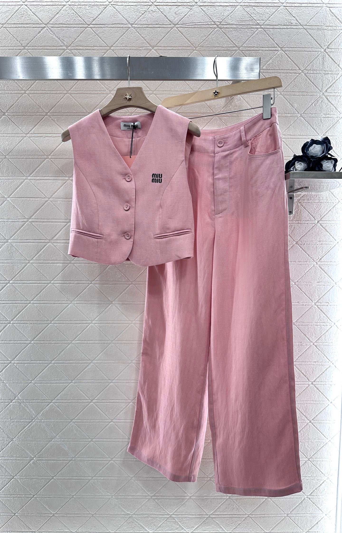 Mi*mi*♥2025 new products Vest and trousers set