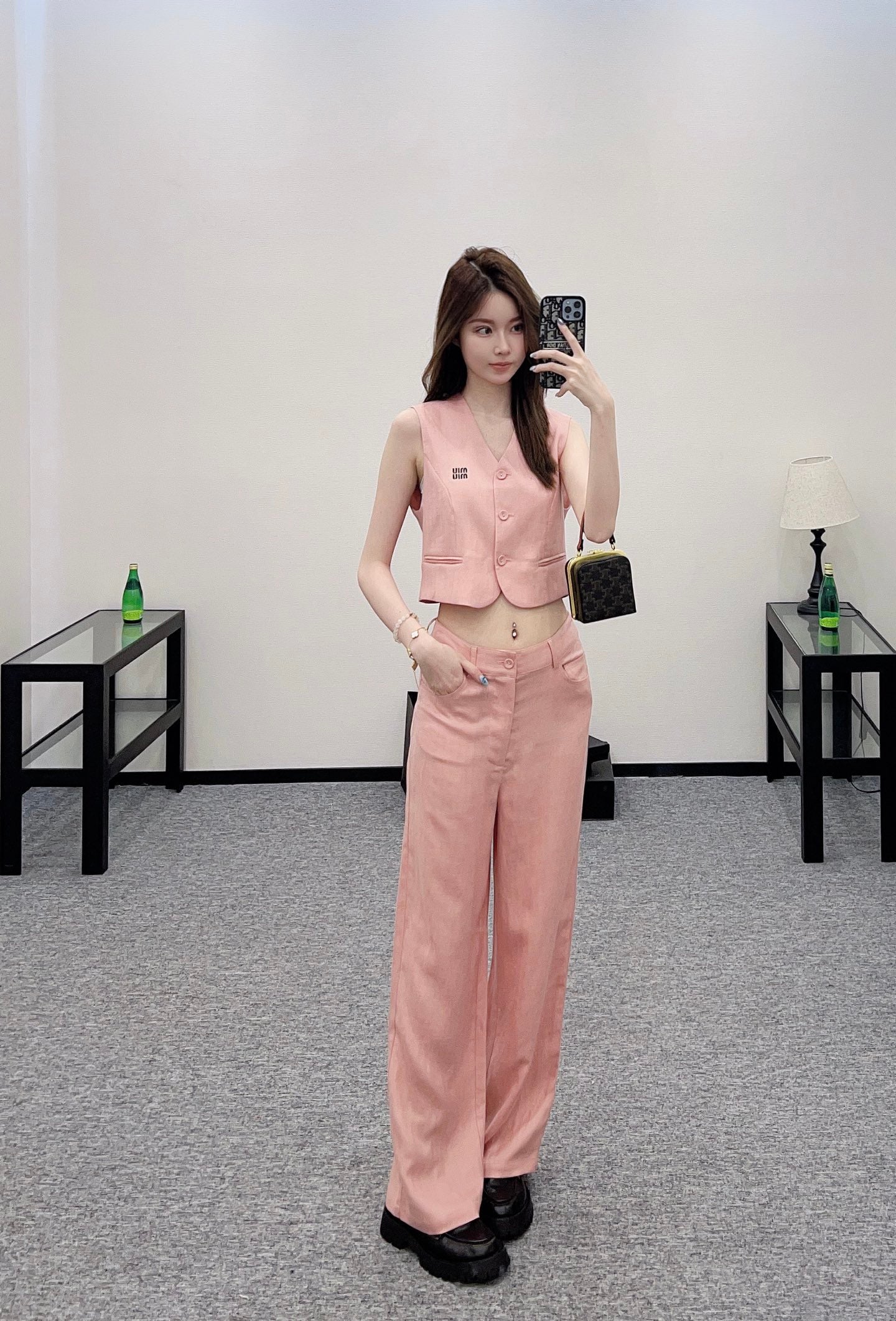 Mi*mi*♥2025 new products Vest and trousers set