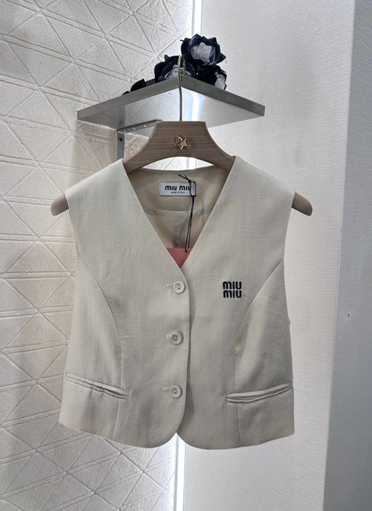 Mi*mi*♥2025 new products Vest and trousers set