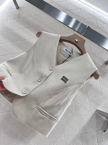 Mi*mi*♥2025 new products Vest and trousers set