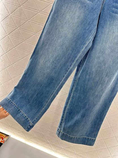 V*♥2025 new products Denim pocket trousers