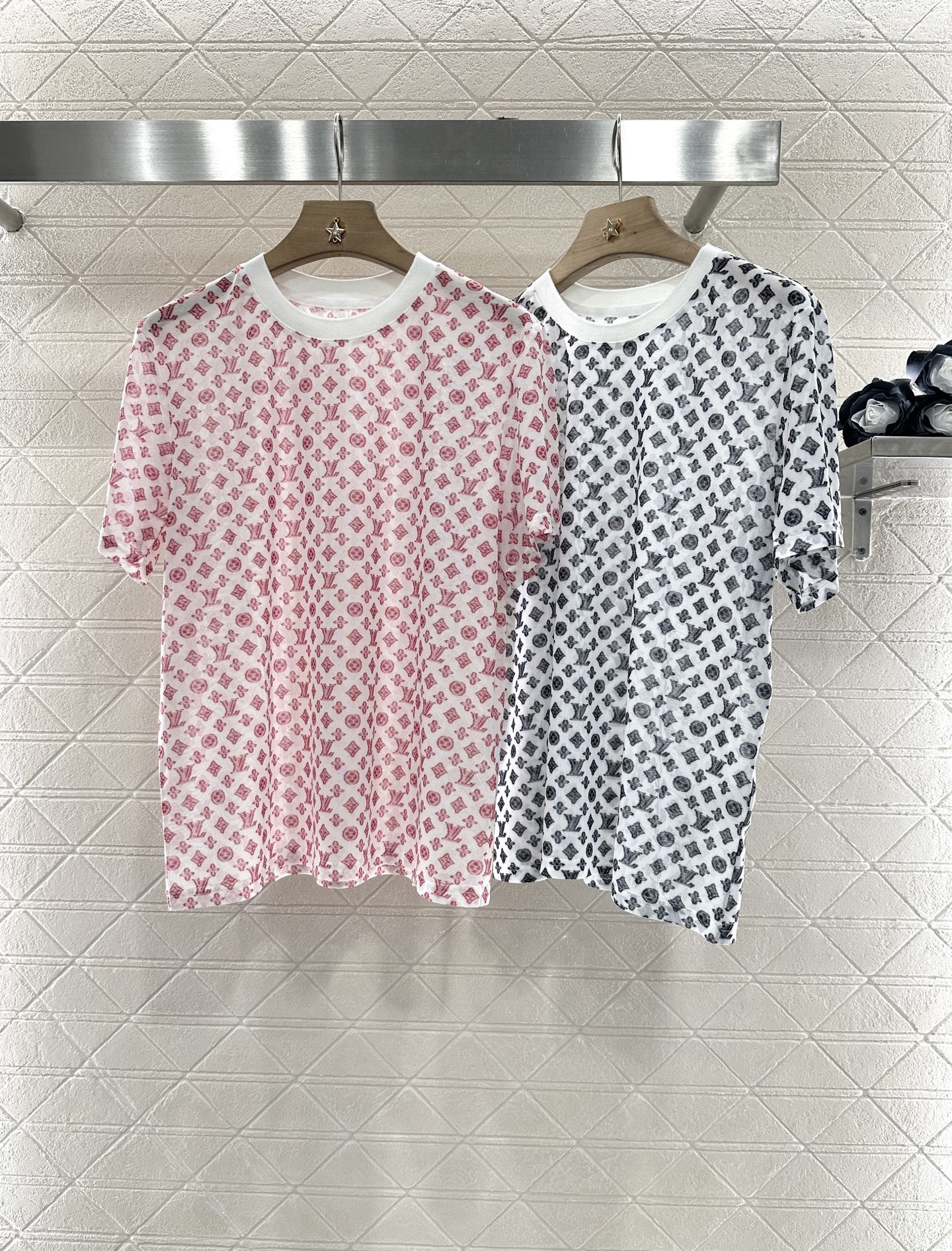 Louis *♥2025 new product Transparent short sleeves