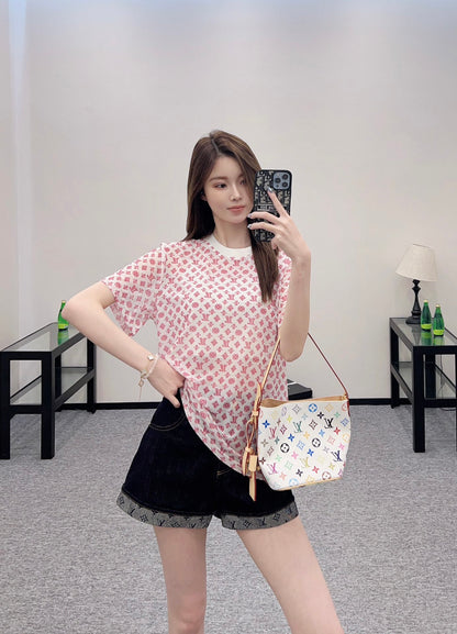 Louis *♥2025 new product Transparent short sleeves