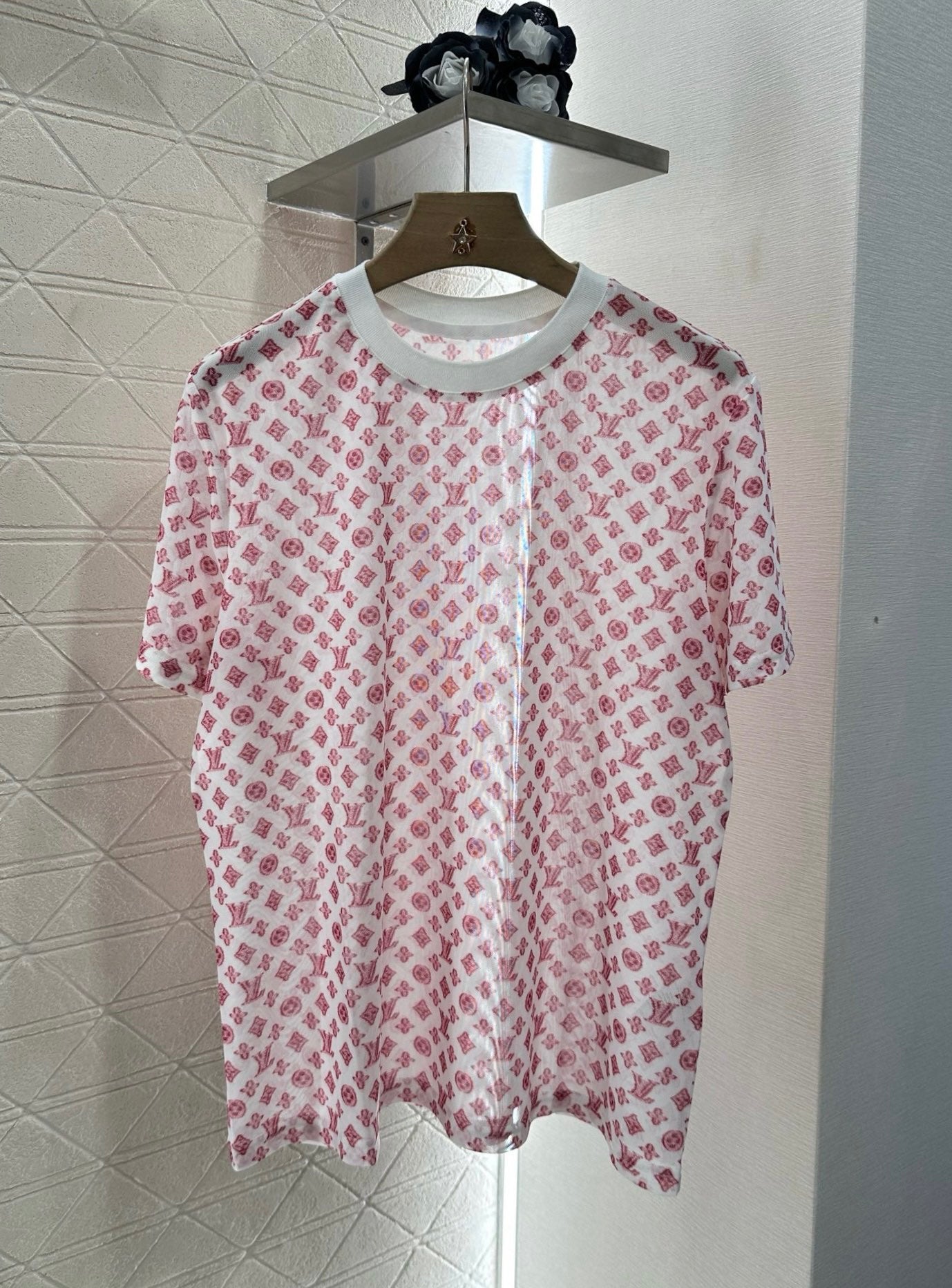 Louis *♥2025 new product Transparent short sleeves
