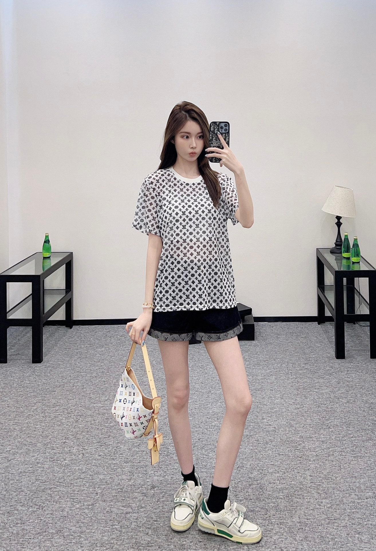 Louis *♥2025 new product Transparent short sleeves