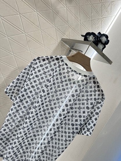 Louis *♥2025 new product Transparent short sleeves