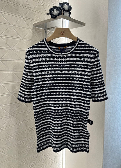 Louis *♥2025 new products Knitted short sleeves