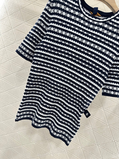 Louis *♥2025 new products Knitted short sleeves