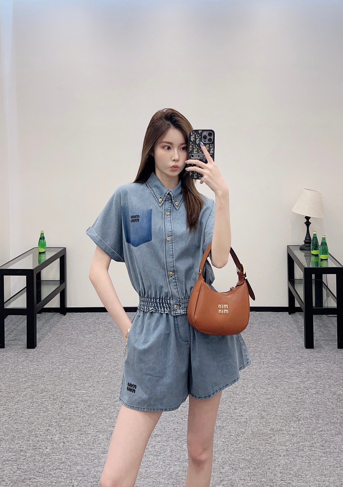 Mi*mi*♥2025 new products Shirt and shorts set
