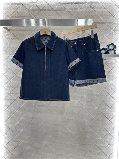 Louis*♥2025 new products Jacket and shorts set