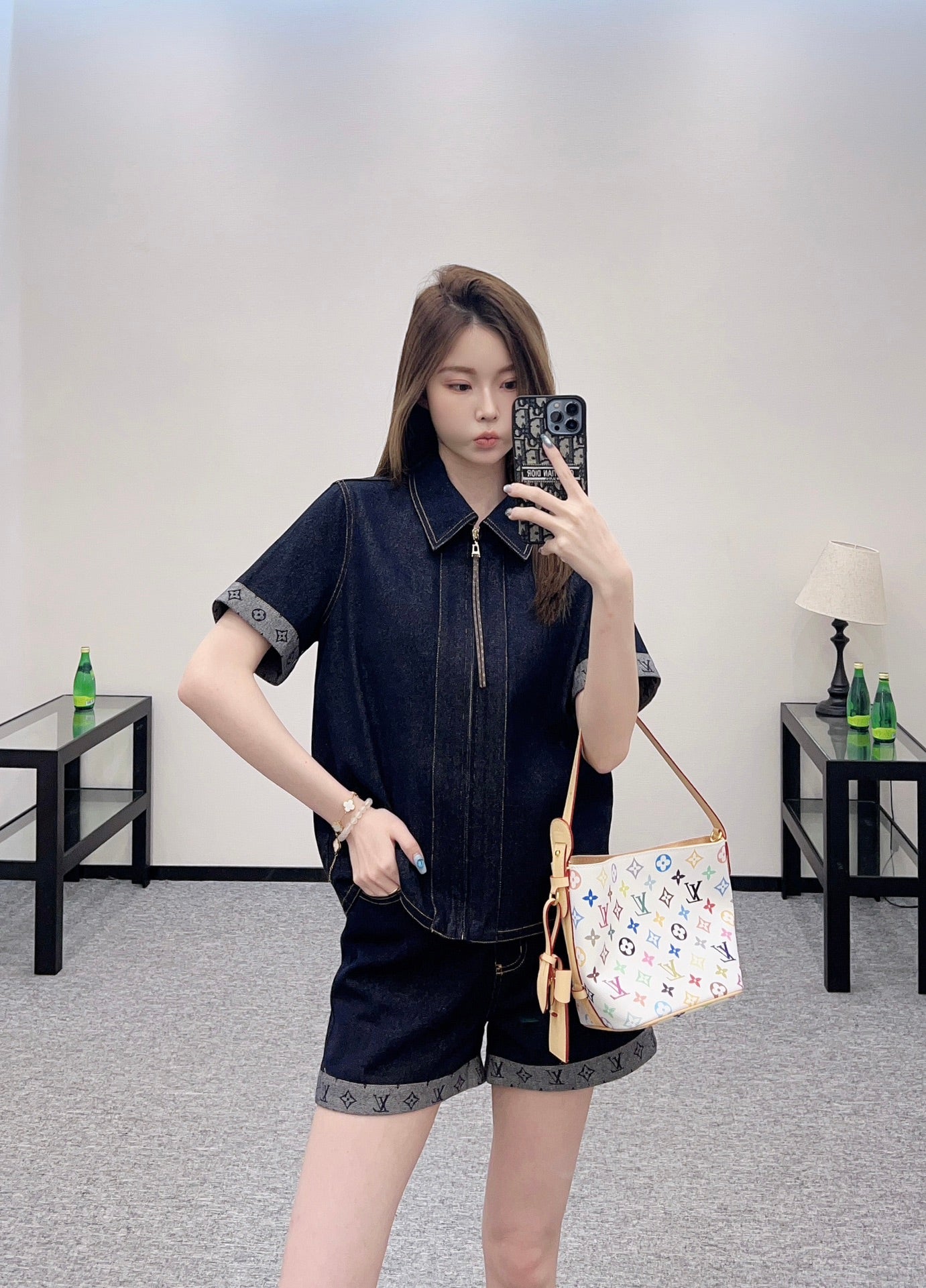 Louis*♥2025 new products Jacket and shorts set