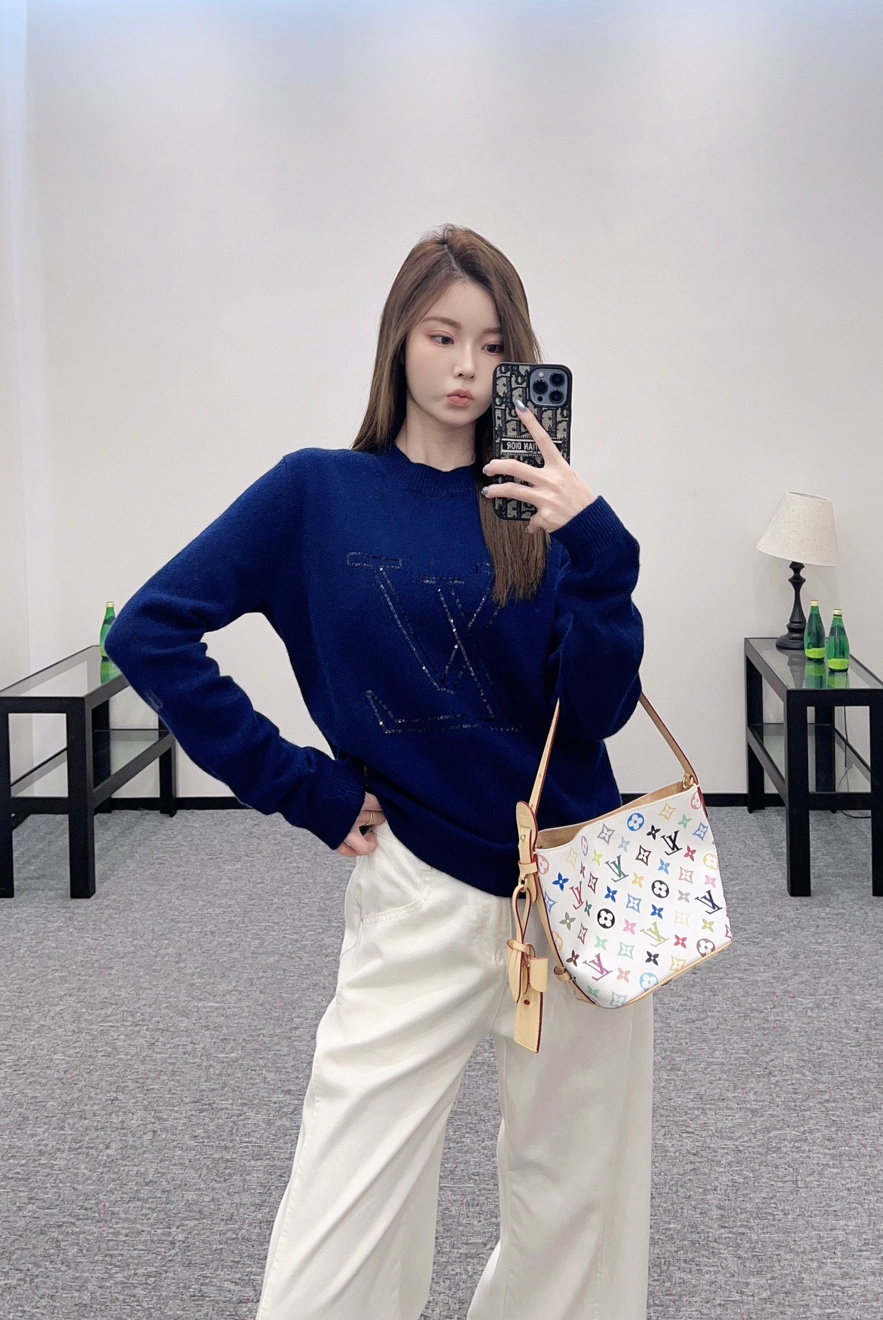 Louis *♥2025 new product Sequin sweater