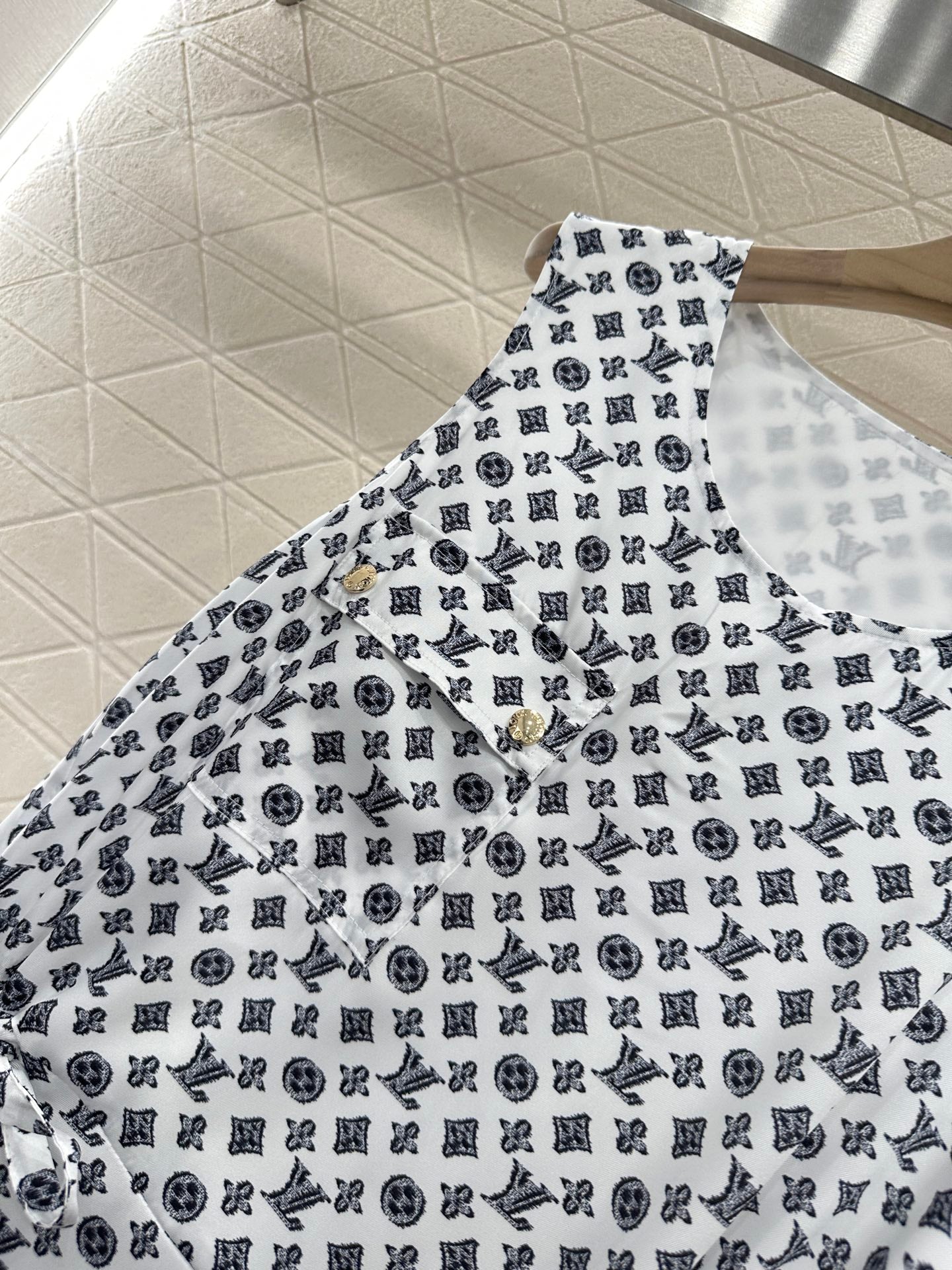 Louis*♥2025 new product Drawstring vest dress