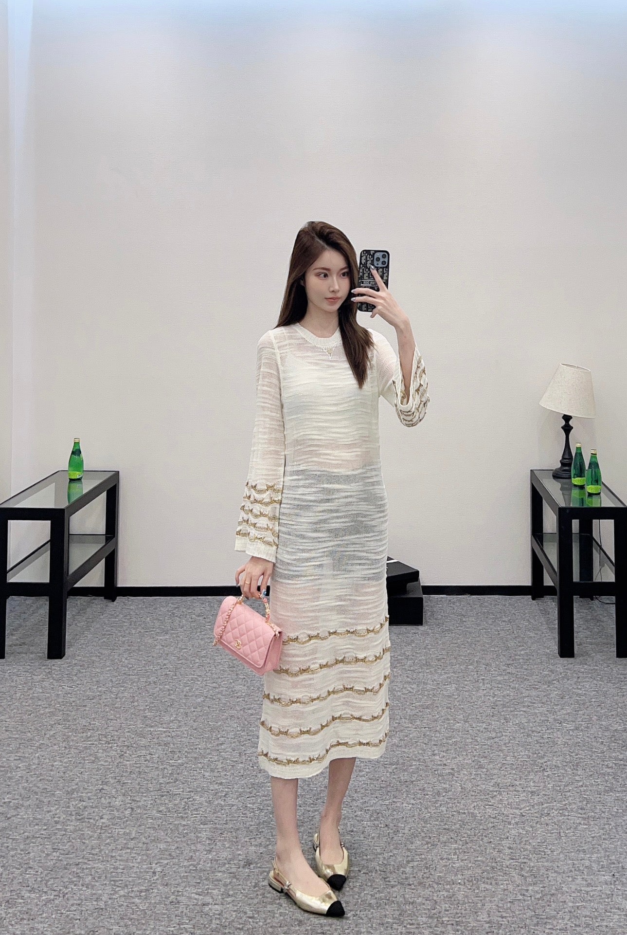 C*♥2025 new product Embroidered long skirt