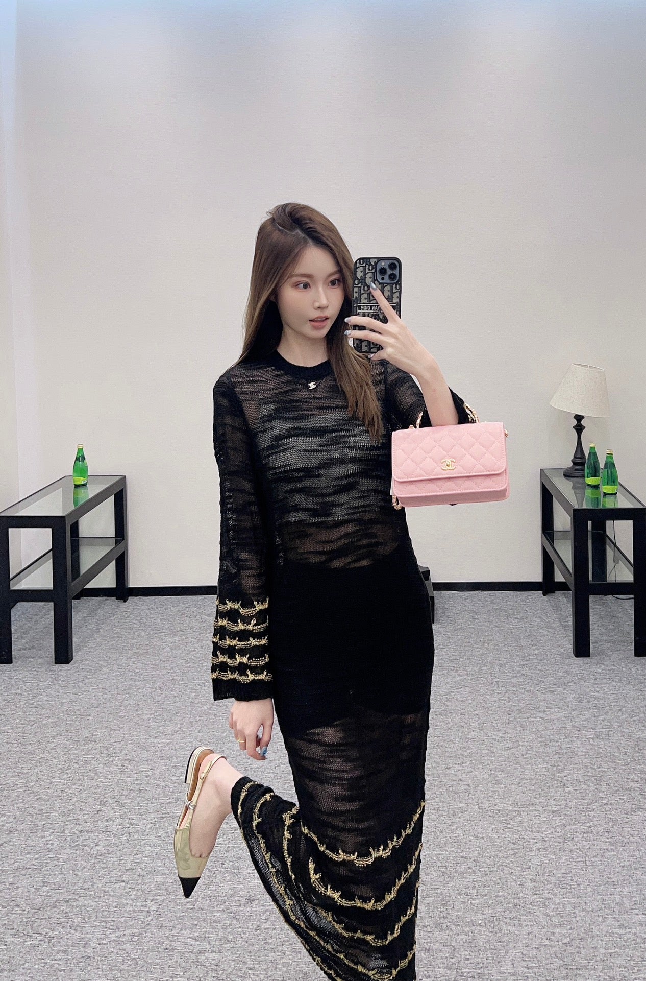 C*♥2025 new product Embroidered long skirt