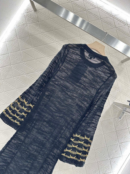 C*♥2025 new product Embroidered long skirt
